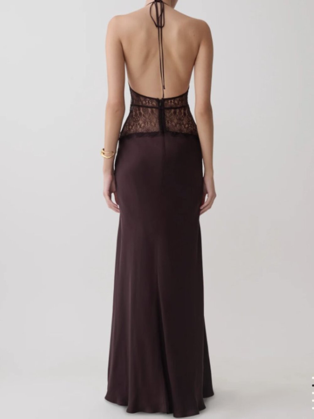 Meshki Dinah Dress in Chocolate - Picture 2 of 2